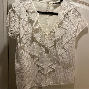 BEAUTIFUL ZARA TOP WITH RUFFLES
